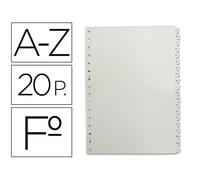 Separador Alfabetico Multifin 3005 Plastico Folio Natural