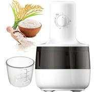 Separador automático de salvado de arroz, 3 minutos para producir arroz, 320 ml, peladora automática de cereales de trigo con precisión de fresado de 7 engranajes, máquina eléctrica de 200 W para el