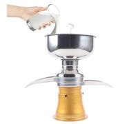 Separador centrífugo de 30 W para crema de leche, separador eléctrico de nata de acero inoxidable, 50 l/h, para cabras, separador de leche de vaca, convierte la leche entera en crema y leche desnatada