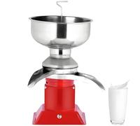 Separador centrífugo eléctrico de crema de leche, espumador de acero inoxidable 304 con cuenco de 5 litros y capacidad de producción de 13.2 galones/h