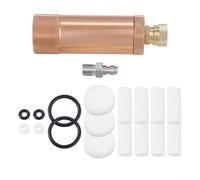 Separador de aceite y agua para compresores de aire de alta presión, filtro manual de 4500 PSI/30 MPa con rosca M10×1, accesorios de conexión rápida de 8 mm, Reus