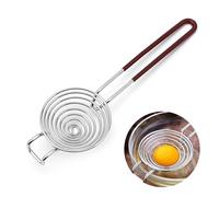 Separador de acero inoxidable para cocina - Filtro divisor de claras e yema de huevo, fácil almacenamiento