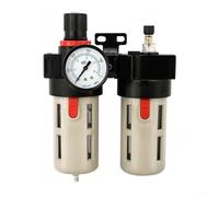 Separador de agua de aceite BFC 1PC para procesamiento de aire Procesador compacto para aplicaciones de herramientas neumáticas (diámetro de rosca 3/8)
