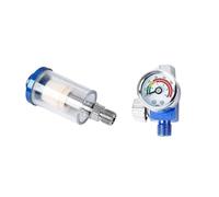 Separador de agua y aceite de aire profesional con medidor regulador para pintura automotriz, pieza de pintura a prueba de herrumbre