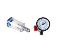 Separador de agua y aceite de aire profesional con medidor regulador para pintura automotriz, pieza de pintura a prueba de herrumbre