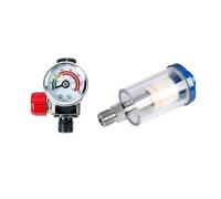 Separador de agua y aceite de aire profesional con medidor regulador para pintura automotriz, pieza de pintura a prueba de herrumbre