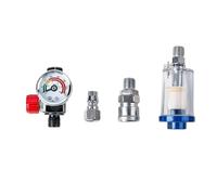 Separador de agua y aceite de aire profesional con medidor regulador para pintura automotriz, pieza de pintura a prueba de herrumbre