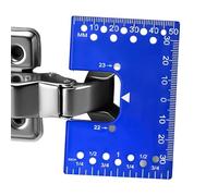 Separador de alineación de bisagra de puerta, carpintería incluida precisa, espaciador de instalación de bisagra con imán fuerte, para principiantes, profesionales, proyectos de taller de renovación