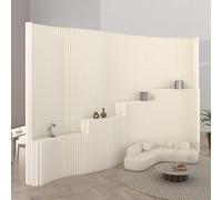 Separador de ambientes blanco con estante, partición versátil para hoteles, oficinas, salas de estar, clínicas, salones y estudios de cosmética, solución de espacio elegante y funcional