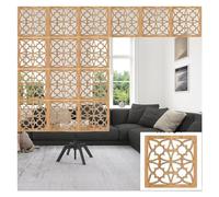 Separador de ambientes Colgante, Hanging Room Divider Screens 29x29cm Wood Plastic Pack Sizes 1 To 40(Style11,40 Pack)