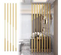 Separador de ambientes de bricolaje, poste independiente para una fácil partición de pared en el baño, sala de estar o entrada, sin taladro, diseño moderno ajustable para gestión del espacio