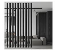 Separador de ambientes de listones de madera, pantalla desmontable para separación de espacios, columna decorativa moderna sin taladrar para separación de habitaciones