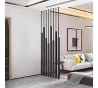 Separador de ambientes de listones de metal ajustable, para interiores, dormitorios, salas de estar y espacios de oficina, elegante panel de división para separar áreas