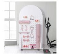 Separador de ambientes independiente sobre ruedas, versátil panel único para ferias comerciales, ferias de manualidades y decoración de pared del hogar