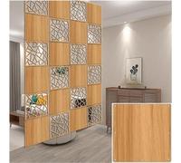 Separador de ambientes plegable de madera y plástico de 1 a 100 piezas completo con accesorios para separación de privacidad y gestión del espacio, ideal para uso doméstico y de oficina