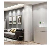 Separador de Ambientes Poste separador alto giratorio de techo a suelo/ Separadores de ambientes Lamas de madera, 8 Postes Mampara de Privacidad Columnas para separación de 80-120cm de ancho, sin tala