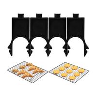 Separador de bandeja para horno, 4 piezas que ahorra espacio, soporte para de ollas para gestión de restos, servicio de , comercios