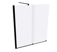 Separador de bañera HÜPPE Xtensa pura puerta corredera 1 pieza con segmento fijo