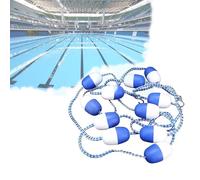 Separador de carril de piscina de competición - Cuerda de nailon de 130 pies para una visibilidad efectiva, divisor de extremo profundo para entrenamiento y parques acuáticos, línea de curso de