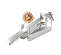Separador de claras de huevo, herramienta profesional de acero 304 de grado alimenticio con espacio variable y base estable para un divisor eficiente de yema de huevo y procesamiento de líquidos en