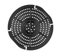 Separador de cocina con diseño perforado para separar verduras de carne de pollo y pizza de manera eficiente