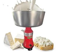 Separador de crema centrífugo, 80 l/h de leche con velocidad ajustable de 5000 a 11000 rpm, ideal para leche cruda de vaca y cabra, perfecto para uso lácteo en granja y hogar