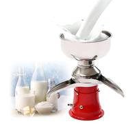 Separador de Crema de Leche eléctrico, máquina separadora de Leche, con Recipiente de 5 l para Leche de Cabra y Vaca, máquina de Acero Inoxidable para Hacer Crema de Mantequilla y Queso 50L/H