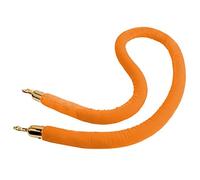 Separador de cuerda, control multitudes colgante, poste largo con núcleo espuma/barrera for filas, for vestíbulo entrada hoteles, fácil instalar(Orange,Length 2.7M/8.9Ft/106In)