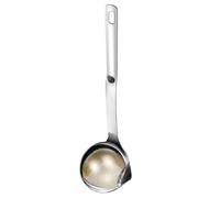 Separador de de acero inoxidable Cuchara de sopa - skimmer de grasa segura para alimentos, Cuchara de filtro de | Utensilios de cocina duraderos para espumado de sopa y separación de