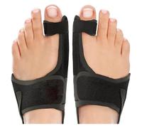 Separador de dedo gordo 、 enderezador de dedos de los pies 、 Puntera ajustable, Eversión del pulgar, divisor de dedos, abrazadera fija, soporte de pie (M)