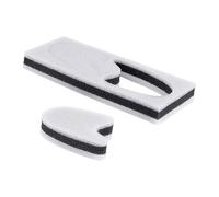 Separador de dedos de espuma para los dedos de los pies para reparar las fricciones superpuestas de los dedos de los pies, libera la presión causada por juanetes, espaciadores transpirables para los