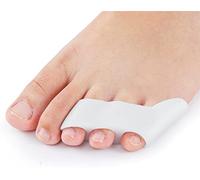 Separador de dedos de silicona, separador de dedos pequeños, protección para dedos superpuestos, ampollas, callos, 4 unidades, gel separador de dedos de los pies, corrección de alivio de presión y