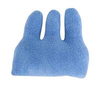 Separador de dedos profesional Anti Stick Protector de la ayuda de los dedos de las manos, Cojín de contractura de los dedos, Prevenga el raquitismo de los dedos Cuidado de los ancianos para(Azul)