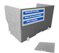 Separador de escritorio ReFind Pro. Reducción de ruido acústico y pantalla plegable para privacidad. Organizador de oficina independiente. Para escritorio de oficina, escuela y trabajo desde casa