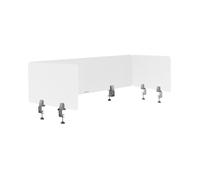 Separador de escritorios - set de 3 con 2 tamaños: 1.500 x 400 mm, 750 x 400 mm | Fromm & Starck