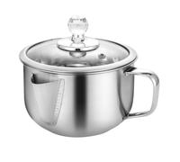 Separador de Grasa - Colador de Grasa y de 1100 ml, Calentamiento Potente, Rápido de Limpiar | Skimmer de salsa de sopa de acero inoxidable para cocinar de forma saludable y verter fácilmente