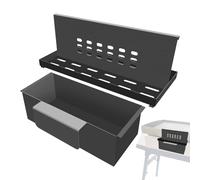 Separador de grasa para barbacoa, bandeja recogegrasa para la parrilla, colector de grasa de repuesto, colector de grasa con superficie lisa, bandeja de goteo para parrilla, recipiente colector para