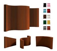 Separador de habitación de acordeón de papel flexible, pared de división temporal portátil para sala de estar, dormitorio, espacio de arte y área de ocio