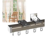 Separador de habitación de aluminio para ducha, fácil de instalar, montaje en techo/pared, versátil separador de espacio para el hogar y la oficina, Slish Room Partit Solut