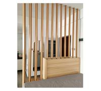 Separador de habitación de suelo a techo, división moderna independiente para oficina, restaurante y decoración del hogar, diseño de listones para una separación elegante del espacio