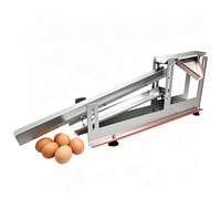 Separador de huevos ajustable, divisor de yema de acero inoxidable con espacio variable para una separación más rápida, 600-1000 huevos/hora, ideal para uso en panadería