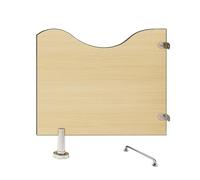 Separador de inodoro infantil con conexión de esquina de acero inoxidable, pantalla de privacidad para urinarios infantiles con diseño de dibujos animados, tabique de urinario montado en el suelo