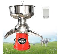 Separador de leche eléctrico de 30 W, máquina separadora de nata, 10180 rpm, acero inoxidable, consistencia ajustable, for leche de vaca, nata y mantequilla