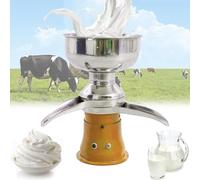Separador de Leche Eléctrico de 5L - 10500Rpm de Acero Inoxidable, para Procesamiento de Leche de Vaca, Cabra y Camello