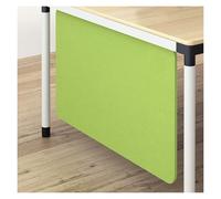 separador de mesa oficina Biombo de escritorio de 60 cm de altura for cubículos de oficina, panel de privacidad insonorizado bajo el escritorio, separador de escritorio(Green,Lenght 108cm/42.5in)