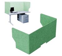 Separador De Mesa Panel De Privacidad, Divisorio Acústico Para Escritorio, Partición De Pantalla, Reducción De Ruido, Para Oficinas, Bibliotecas, Aulas, Área De Oficina Abierta(Green,60cm)