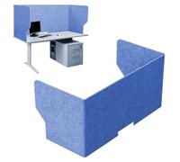 Separador De Mesa Panel De Privacidad, Divisorio Acústico Para Escritorio, Partición De Pantalla, Reducción De Ruido, Para Oficinas, Bibliotecas, Aulas, Área De Oficina Abierta(Skyblue,120cm)