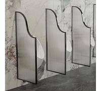 Separador de orinal, pantalla de privacidad para inodoros, pantalla de orinal duradera para salud pública para escuelas e instalaciones