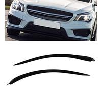 Separador de Parachoques Delantero Qiilu Embellecedor de la Aleta del Alerón del Parachoques Delantero Cubierta de Ventilación de Aire Recambio para Mercedes Benz Clase Cla C117 X117 AMG Line CLA45