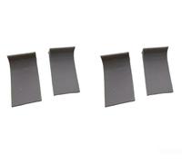 Separador de pared autoadhesivo, sin agujero | Juego de 4 almohadillas antideslizantes para evitar arañazos en la pared y el suelo, ideal para cocina y oficina